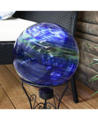 Gazing Globe Glass Garden Ball for Lawn, Patio or Indoors - 10" Diameter