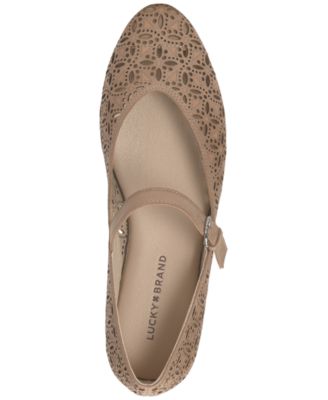 Women's Cyrena Eyelet Mary Jane Ballet Flats
