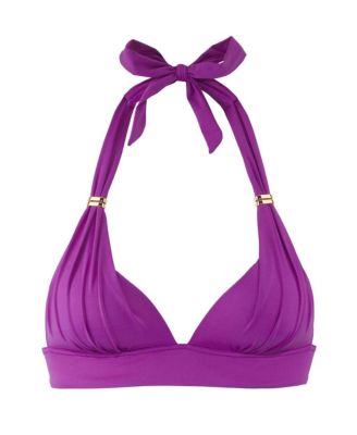 Women's Hardware Detail Triangle Bikini Swimsuit Top Bra Sizing