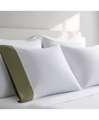 Long Staple Cotton 2 Piece Cuff Pillowcase Set