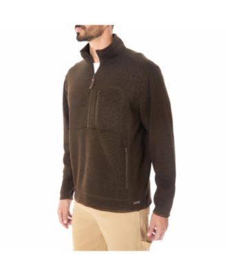 Men's Sweater Fleece Quarter Zip Pullover