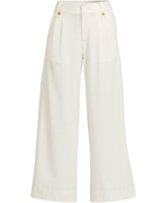 Women's Soft Polish High Rise Wide Leg Crop Pants