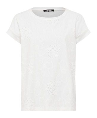 Women's Eyelet Embroidered T-Shirt