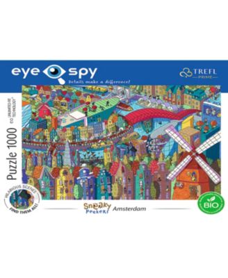 Prime Eye Spy 1000 Piece Puzzle - Sneaky Peakers: Amsterdam