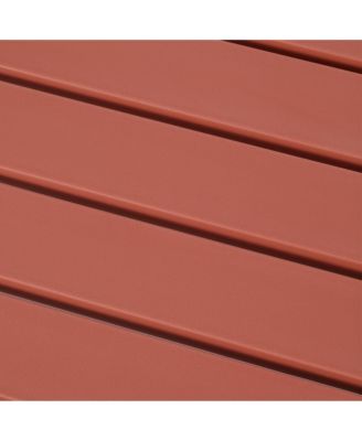 Plastic Modern Outdoor Patio Accent Side Tables Set of 2