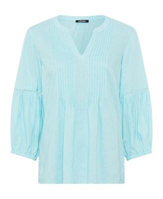 Women's Linen Blend Boho Blouse