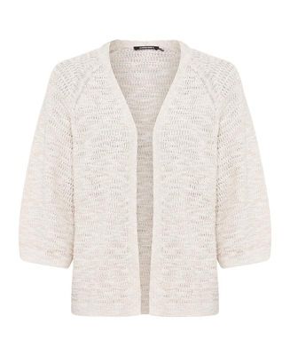 Women's 3/4 Sleeve Boxy Cardigan
