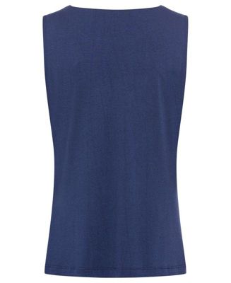 Women's Shell with Pleated Neckline