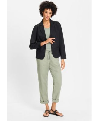 Women's Cotton Linen Blazer