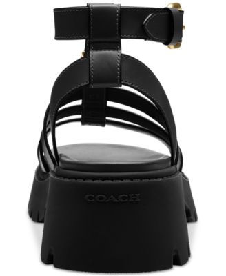 Sculpted "C" Platform Fisherman Lug Sandals