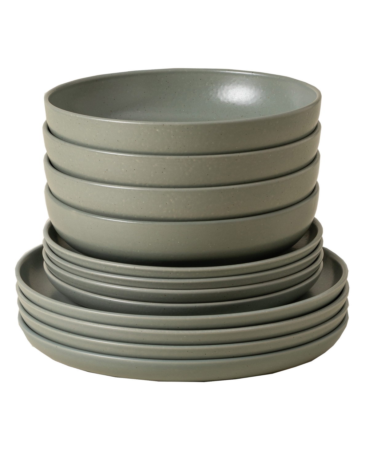 Pacifica 12 Pc. Dinnerware Set, Service for 4 - Cayenne