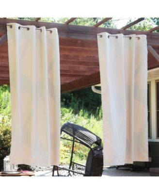 Room-Darkening Curtain Panel with Grommet Top - 52 x 84 in. - Beige