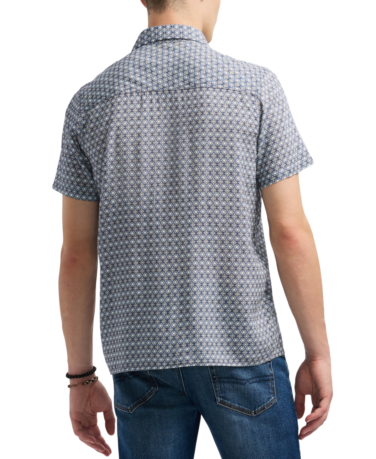 Buffalo David Bitton Men's Sirilo Geo-pattern Shirt
