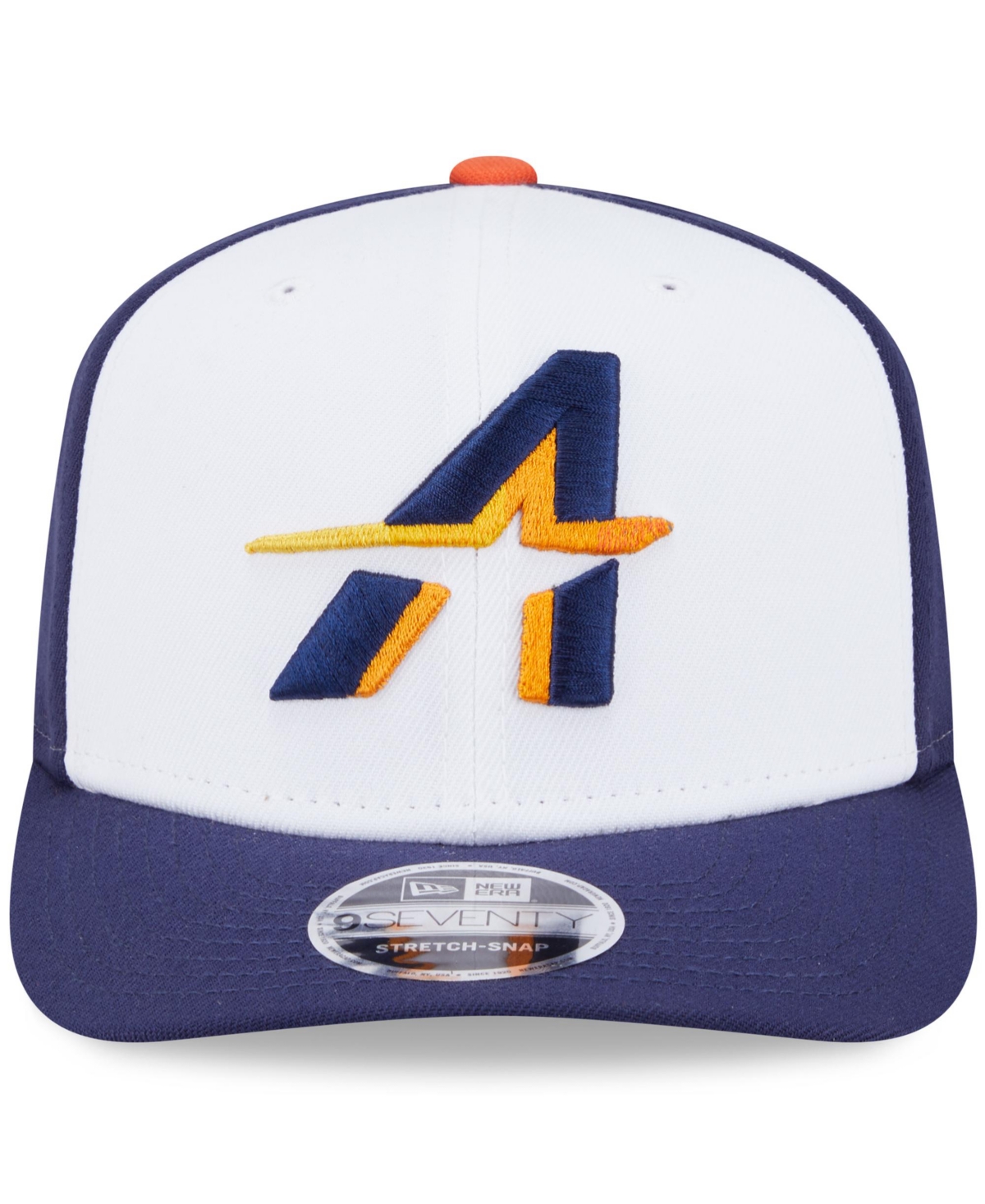 New Era Men's White/navy Houston Astros 2025 City Connect 9seventy Adjustable Hat In White,navy