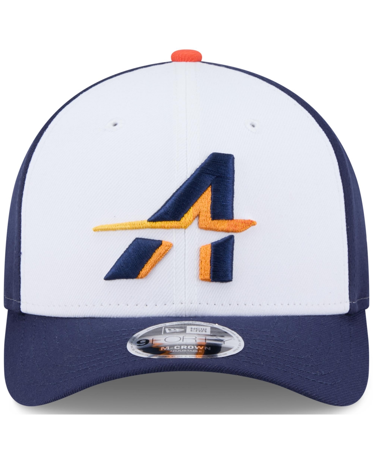 NEW ERA MEN'S WHITE/NAVY HOUSTON ASTROS 2025 CITY CONNECT 9FORTY M-CROWN ADJUSTABLE HAT 