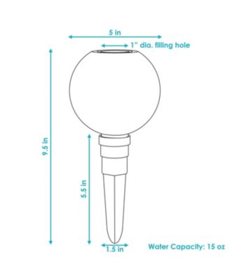 Glass Mosaic Watering Globe for Plants and Flowers