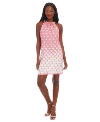 London Times - Women's Printed Sleeveless Shift Dress