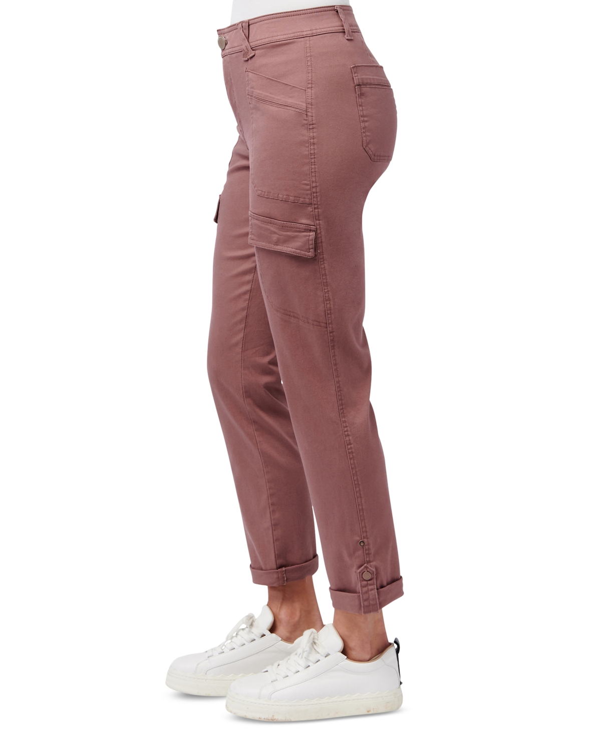 Democracy Women's "ab" Solution High-rise Roll-cuff Utility Pants