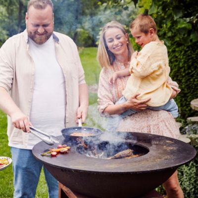 Black Angus 11-inch Carbon Steel Frying Pan - Pre-Seasoned & Oven Safe