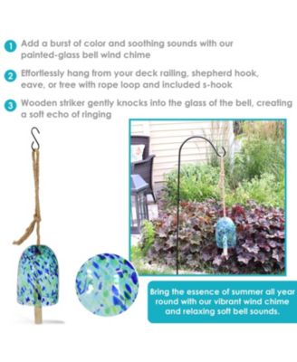 Outdoor Natural Melody Glass Wind Bell Chime