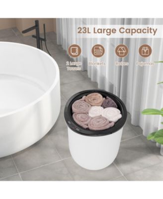 23L Large Luxury Bucket-Style Towel Warmer with Fragrant Disc Holder