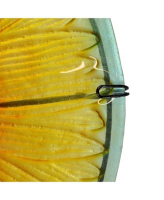 Deck-Mounted/Staked Glass Bird Bath - 10.5” Diameter