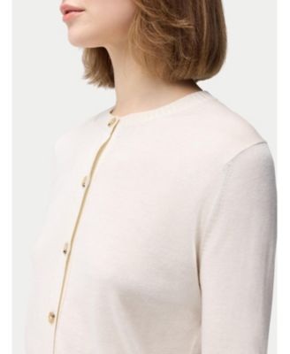 Women's Cashmere Silk Buttoned Cardigan