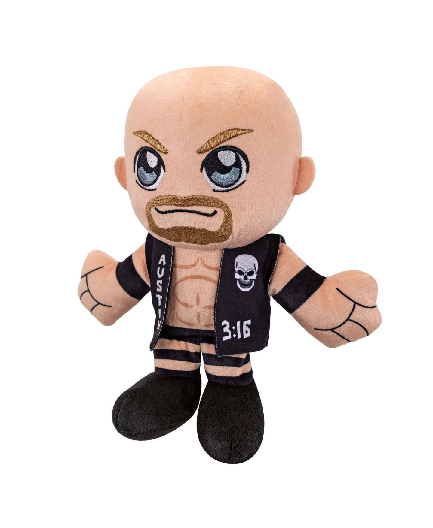 Детская мягкая игрушка Bleacher Creatures Stone Cold Steve Austin Collectible Chibi-Inspired 8" Plush — фото 5