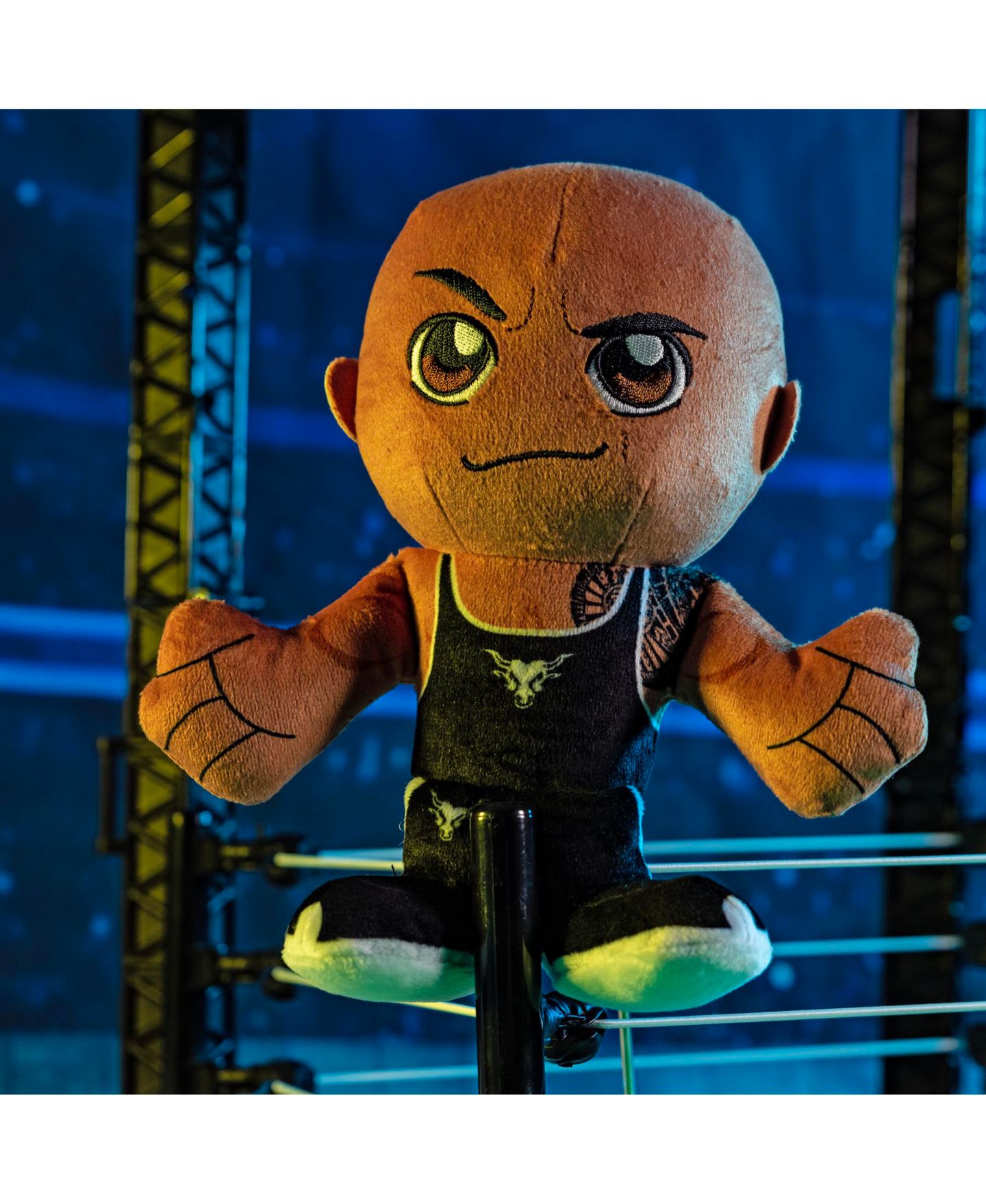 Детская мягкая игрушка Bleacher Creatures The Rock 8" Chibi-Inspired Kuricha Plush — фото 5