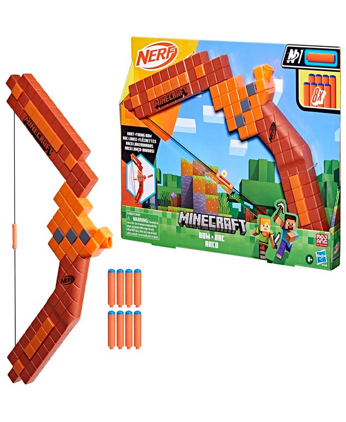 nerf minecraft bow dart blaster - multi - no size