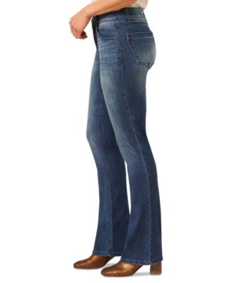 Petite Mid-Rise "Ab"solution Bootcut Jeans 