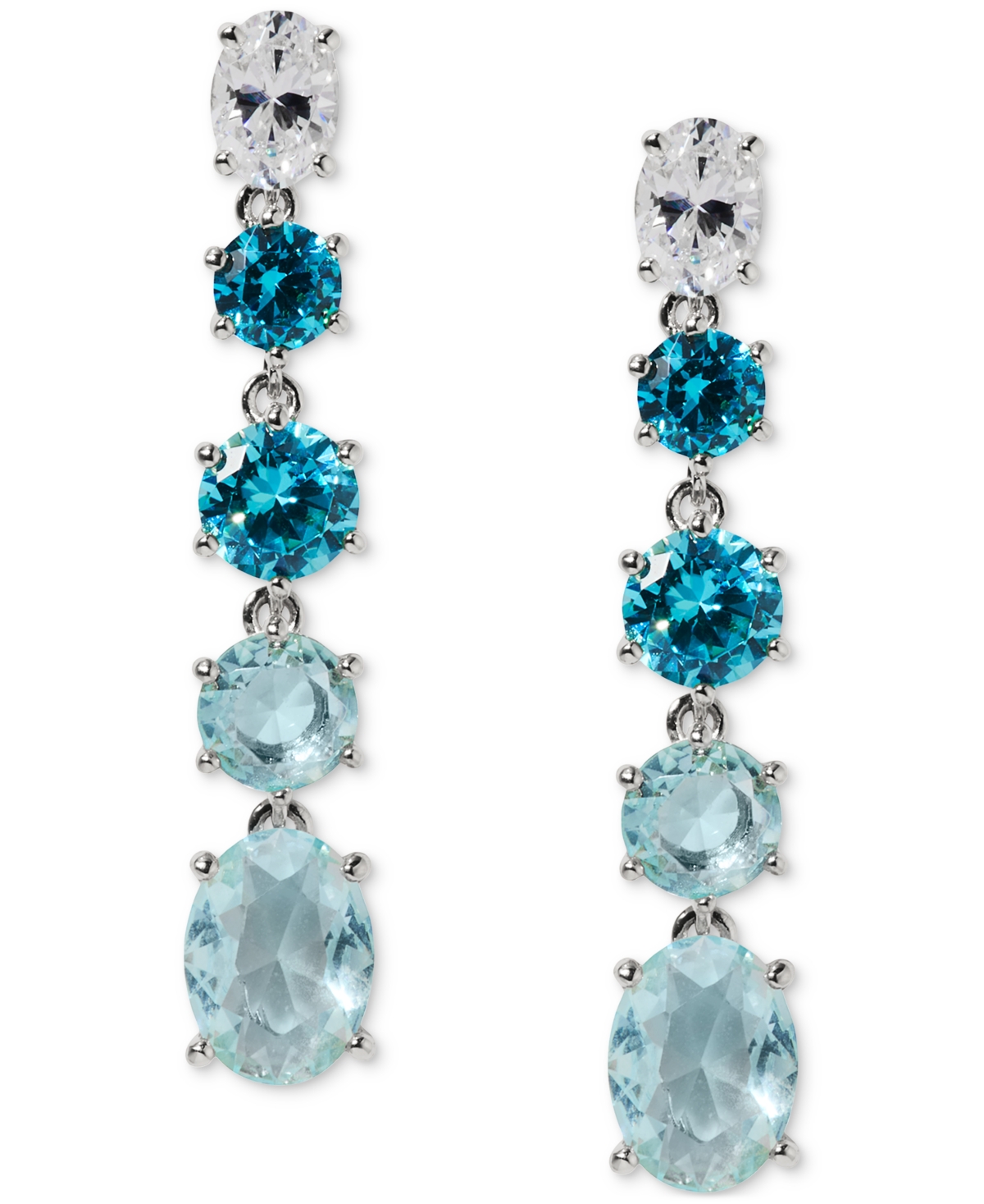 Eliot Danori Stone Linear Drop Earrings, Exclusively At Macy's