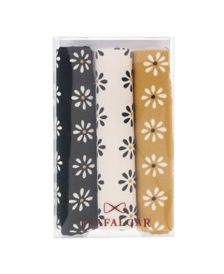 Men's Mary's Rose Daisy Cotton Handkerchiefs (3 Pack)