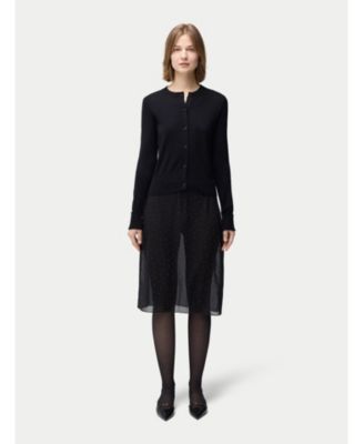 Women's Cashmere Silk Buttoned Cardigan