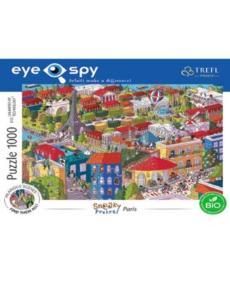 Prime Eye Spy 1000 Piece Puzzle - Sneaky Peakers: Paris