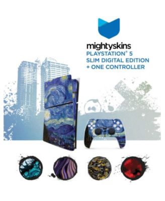 PlayStation 5 Slim Digital PS5 Astro Bot Bundle with Extra Volcanic, MightySkins Voucher and 2 Year Extended Warranty