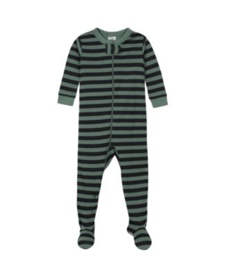 Toddler Boys 2-Pack Snug Fit Footed Cotton Pajamas