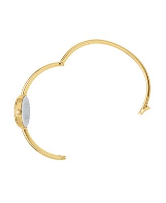 Bangle S Women's Gold tone Stainless Steel Bracelet Watch 23.5mm