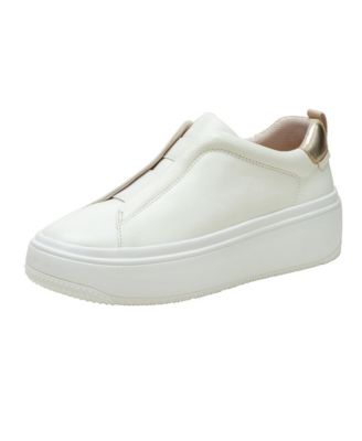 GOLDE Women's Slip On Leather or Suede Platform Sneaker