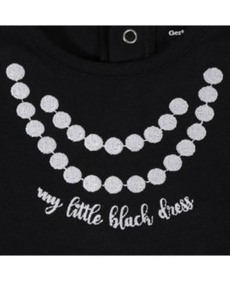 Baby Girls "Little Black Dress" with Tutu and Accent Bow