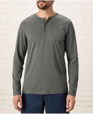 Men's Organic Cotton Softspun Long Sleeve Henley