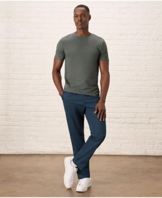 Men's Organic Cotton Luxe Stretch Jersey Slim Crew Neck Tee