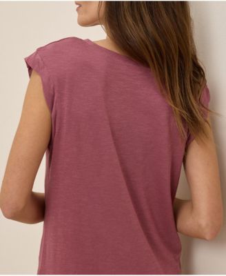 Women's Organic Cotton Featherweight Slub Muscle Tee