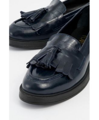 Milly Leather Tassel Loafers