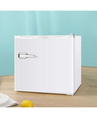 Mini Freezer, 1.2 Cu. Ft Small Upright Freezer with Handle, Removable Shelves, 7-Level Adjustable Thermostat, Low Noise Freezer