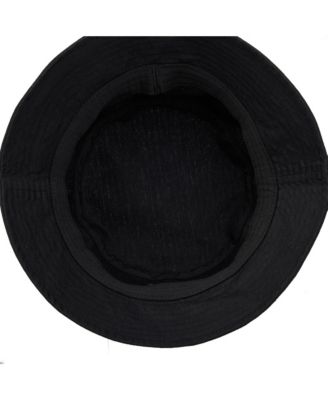 Men's Flying Logo Black Bucket Hat Size S/M