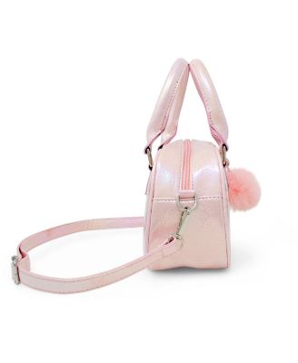 Girls Game Day Glam Clear Crossbody Handbag, Hot Pink