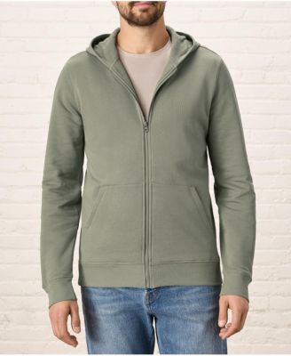 Men's Organic Cotton Cloud Brushed Fleece Zip Hoodie