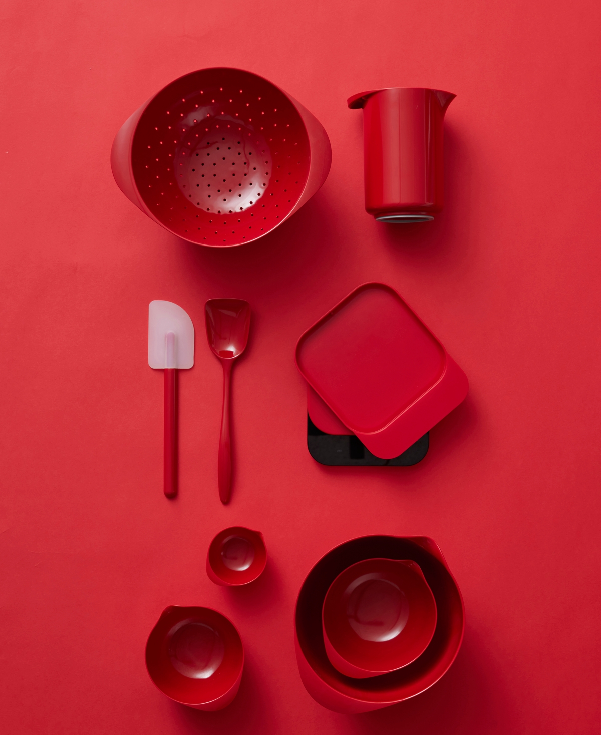 Rosti Mensura 8" Kitchen Scale In Red