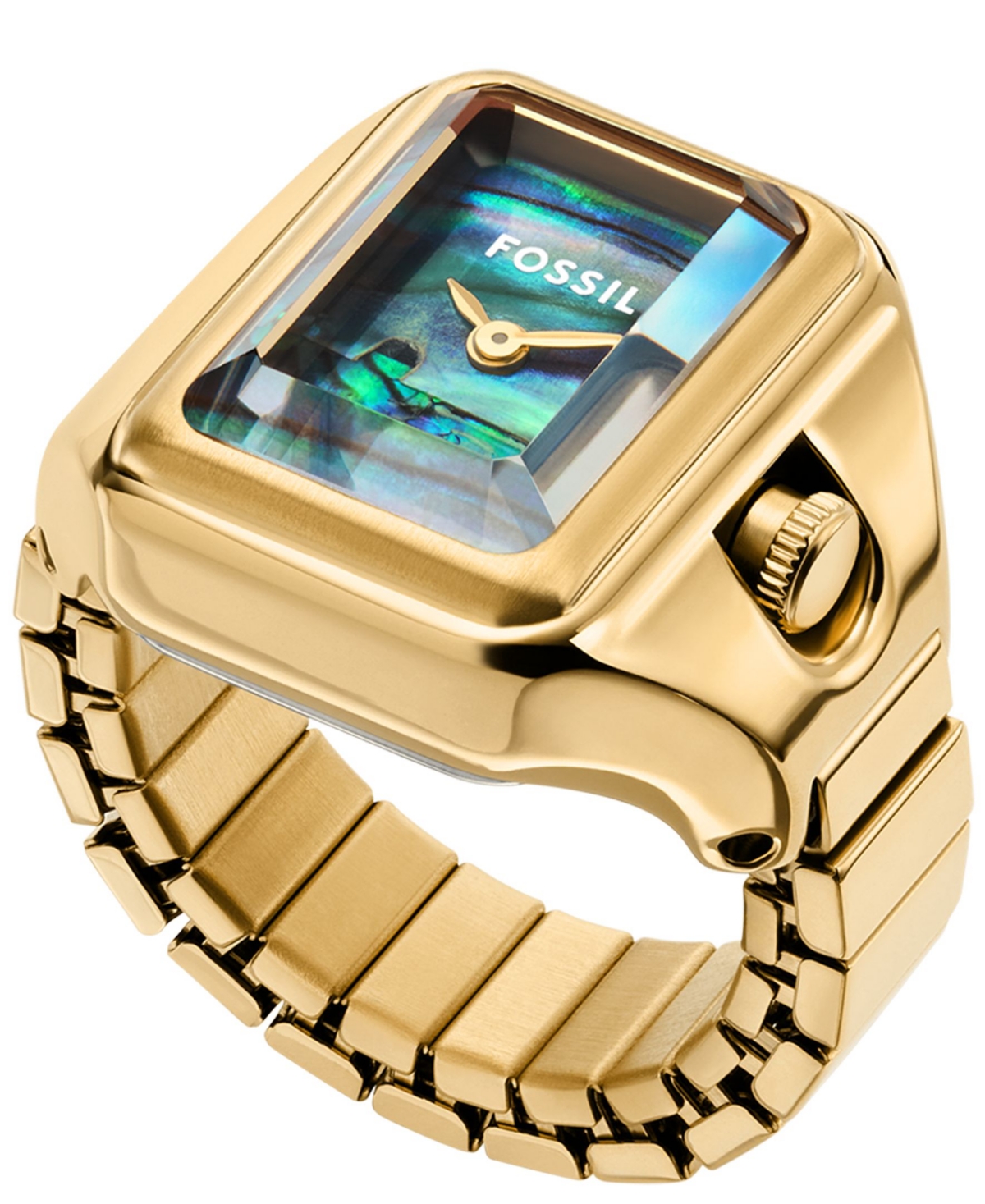 Women's Raquel Two-Hand Stainless Steel Ring Watch, 14mm - Gold-Tone